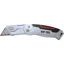 Vip-Tec VT875157 Profesyonel 2 Kademeli Katlanır Metal Maket Bıçağı