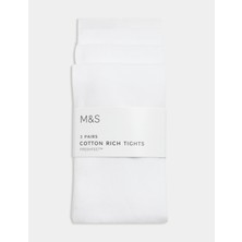 Marks & Spencer 3'lü Freshfeet™ Külotlu Çorap Seti (2-16 Yaş)