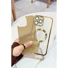 Vip Case Apple iPhone 14 Pro Max Kamera Korumalı Parlak Simli Magsafe Destekli Modern Shimmer Kılıf