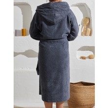 Homelover %100 Pamuk Kapşonlu Özel Tasarım Ekstra Yumuşak Unisex Bornoz