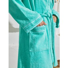 Homelover %100 Pamuk Özel Tasarım Ekstra Yumuşak Şalyaka Kadın Bornoz