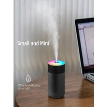 Deanb CM06S Portatif 300ML Usb'li Araç Ev Ofis Işıklı Aroma Yayıcı Mini Hava Nemlendirici