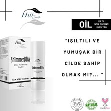 Hill Cosmetic Shimmer Bliss Parıltılı Saç, Vücut Kuru Yağ Işıltı Bakım Yağı