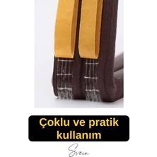 Svein Pvc Doğrama Pencere Fitili Izolasyon Bandı Kendinden Yapışkanlı Kahve Kauçuk Yalıtım Bant 2X10=20 mt