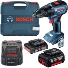 Bosch Professional GSR 18V-50 Çift Akülü Delme Vidalama 2ah + 5ah 06019H5003