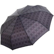 TeknoTrust Gri Unisex Şemsiye Rainwalker258, dayanıklı dokuma kumaş ile kullanışlı ve şık