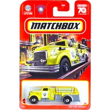 Matchbox Mbx Fıre Dasher Car 70 Years Sarı Tekli Arabalar 3+