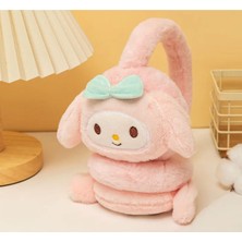 Petityu Sıcacık Kulaklık Pembe Şirin Kışlık Kulaklık Kulak Beresi Halk Koruma 8 Yaş +