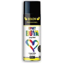 Solon 2 Adet Sprey Boya Mat Siyah 400 ml