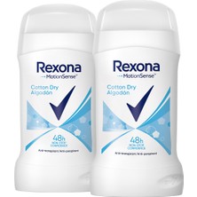 Rexona Motionsense Kadın Stick Deodorant Cotton Dry 40 ml X2
