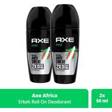 Axe Erkek Roll On Deodorant Africa 50 ml X2