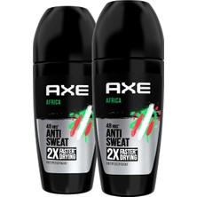 Axe Erkek Roll On Deodorant Africa 50 ml X2