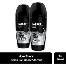 Axe Erkek Roll On Deodorant Black 50 ml X2