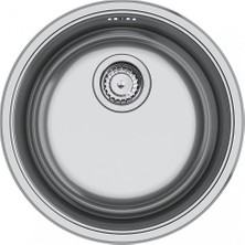 Franke Rondo Rox 610-110-38 Paslanmaz Çelik Evye, Tezgah Altı, 38CM