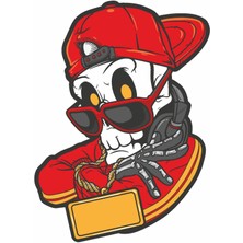 Sticker Usta Rap Hip Hop Kurukafa Sticker 00509