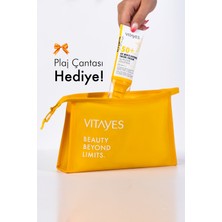 Vitayes Spf 50 Çok Fonksiyonlu Yüz Güneş Kremi Mat Bitiş Yüksek Uv Koruma Anti-Aging & Nemlendirme