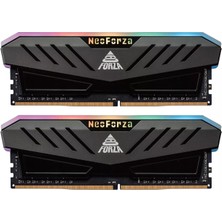 Neoforza  Mars 32GB (16GB*2) 3200MHZ Rgb 1.35V Ddr4 CL16 Grı Gamıng Sogutuculu Ram NMGD416F82-3200DF20