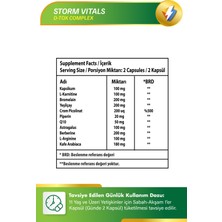 Storm D-Tox (Detoks) 60 Kapsül