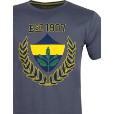 Fenerbahçe Erkek Gri Orijinal Tshirt Hediyelik Ahşap Kutulu