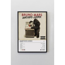 House Gorgeous Bruno Mars Unorthodox Jukebox Çerçevesiz Spotify Barkodlu Albüm Poster