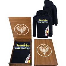 Fenerbahçe Lisanslı Çocuk Sen Çok Yaşa Sweatshirt Hediyelik Ahşap Kutulu