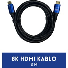 Technozi Hdtv Premium  8k Ultra Hd HDMI 2.0 Ses ve Görüntü Kablosu 3 Metre