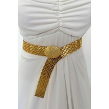 Kaftan Collection Altın Renk Metal Kadın Kemer