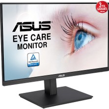 Asus VA27EQSB 27 IPS Freesync 1920X1080 5ms 75Hz 300CD Dp HDMI VGA USB Hoparlör Vesa 3yıl Eyecare, Flıcker-Free,dusuk Mavı Isık,pıvot Monitör