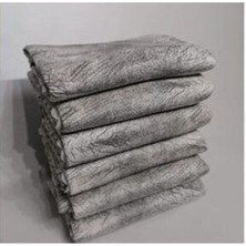 Sabıre Kozmetık Gri Renk Süngerli Koltuk Çekyat Örtüsü Damar Desenli Kaymaz Yıkınabılır Örtü