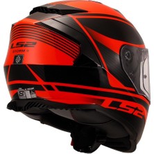 Ls2 Storm 2 Dodger Mat Siyah-Neon Turuncu Kask