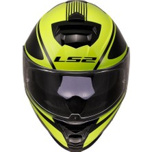 Ls2 Storm 2 Dodger Mat Siyah-Neon Sarı Kask