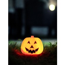 Parti Adresi Cadılar Bayramı Işıklı Balkabağı Halloween Parti Dekorasyonu 18 cm