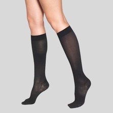 Varicease 7111 Comfort Ccl-1 Hafif Basınç (18-21 Mmhg) Diz Altı Kapalı Burun  (Siyah & Ten)