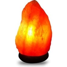 Himalaya Tuz Lambası 3-4 Kg. Doğal Kaya Tuzu Lambası Aç Kapa Düğmeli Tuz Lamba Himalayan Salt Lamp
