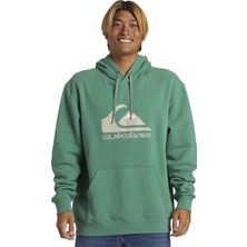 Quiksilver Big Logo Hoodie Erkek Yeşil Sweatshirt