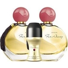 Avon Faraway 50 ml Edp Ikili ve Rool On Paketi