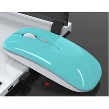 Şarjlı Kablosuz Mouse 2.4 Ghz 1600DPI E-1300 Turkuaz