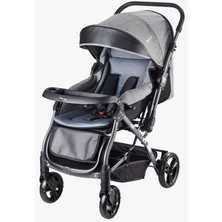 Babycare BC65 Capron Lüx Çift Yönlü Bebek Arabası Gri