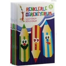 Renklerle Öğreniyorum Boyama Seti (10 Kitap) - Ema