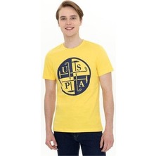 U.S. Polo Assn. Sarı Erkek T-Shirt