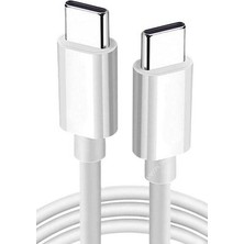 Şarj Kablosu Type-C To Usb-C Şarj Type-C Data Aktarım Hızlı Şarj