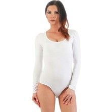 United Tekstil Kadın Pamuklu Uzun Kollu Kancalı Zıbın