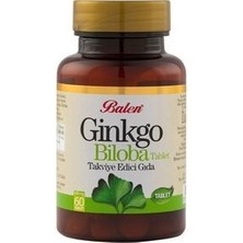 Ginkgo Biloba 600 Mg 60 Tablet Gingko Ginkgo Ginko Biloba Tableti