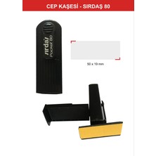 Sırdaş Cep Kaşesi  Sırdaş 80 (Kapak Sabit)  50X19 Mm. Baskı Alanı