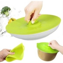Isı Koruyucu Toz Hava Önleyici Silikon Tencere Tava Kapağı Kapak