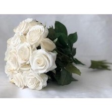 Gelin - Yapay Buket - Yaka Çiçeği - Buket Seti - Nikah Buketi