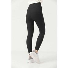 Belirtilmemiş Kadın Fitilli Yüksek Bel Tayt Ekstra Yüksek Bel Toparlayıcı Model 2XL Rahat Tasarım