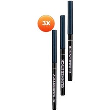 Avon Glimmersticks Pırıltılı Asansörlü Suya Dayanıklı Göz Kalemi Black Ice Üçlü Set