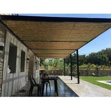 Kamış Çit Kamış Hasır Kamış Bambu 1,5*5 Metre Gölgelik Doğal Kamış Hasır Çit-Gölgelik-Rüzgar Perdesi