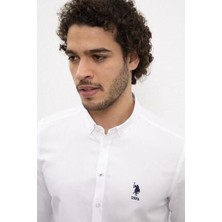 U.S. Polo Assn. Erkek Beyaz Gömlek